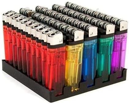KARAN KING Child-Safe Disposable Lighters - Pack of 50