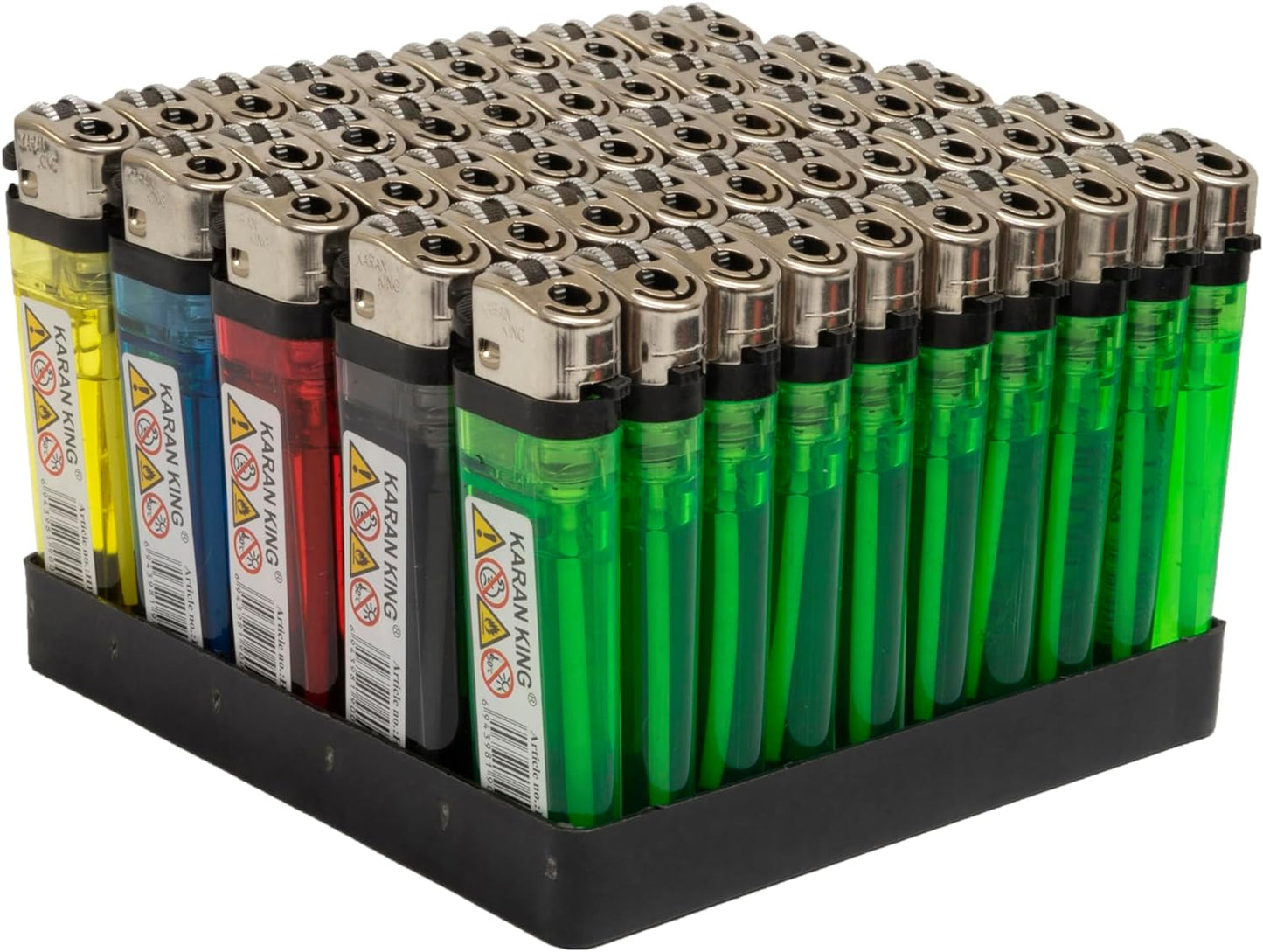 KARAN KING Child-Safe Disposable Lighters - Pack of 50
